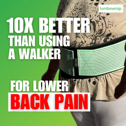 Therawrap® - The Complete Hip & Lower Back Wrap For Easier Walking & Standing (Spinal Stenosis, Sciatica, Lower Back Pain) - Theralimb