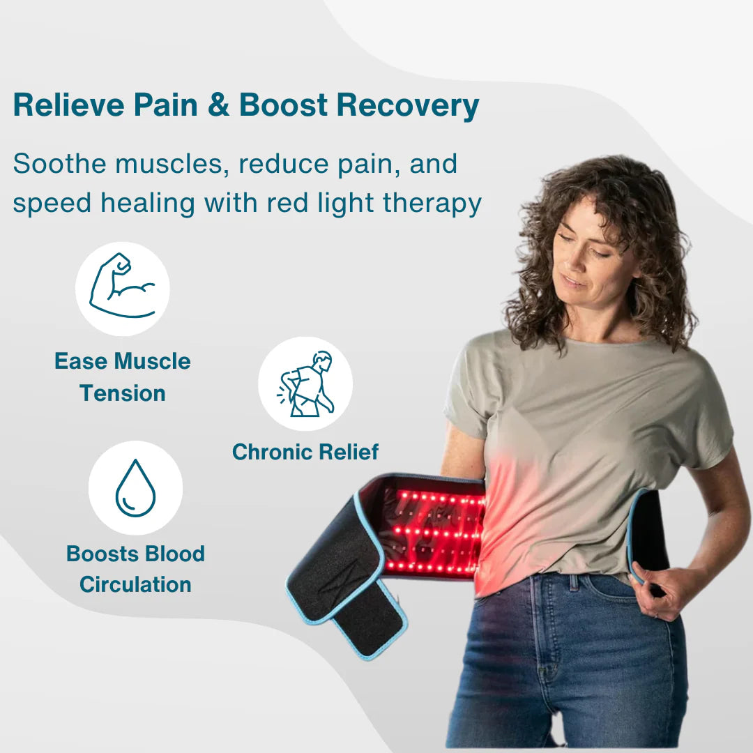 Theralimb360 - Pain Relief & Slimming Belt + Red Light Mastery Guide - Theralimb