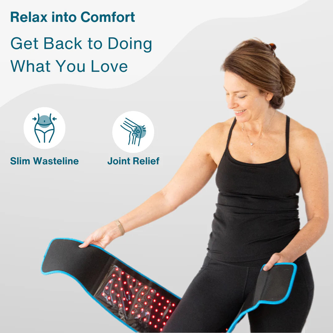 Theralimb360 - Pain Relief & Slimming Belt + Red Light Mastery Guide - Theralimb