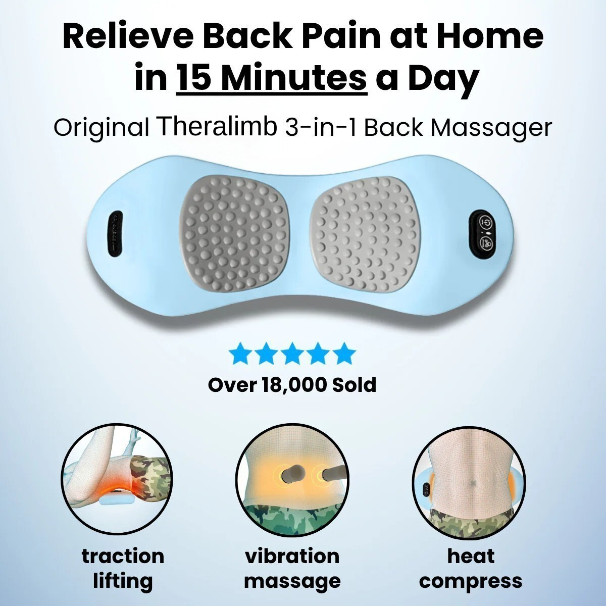 Original Theralimb™ 3-in-1 Back Massager - Theralimb