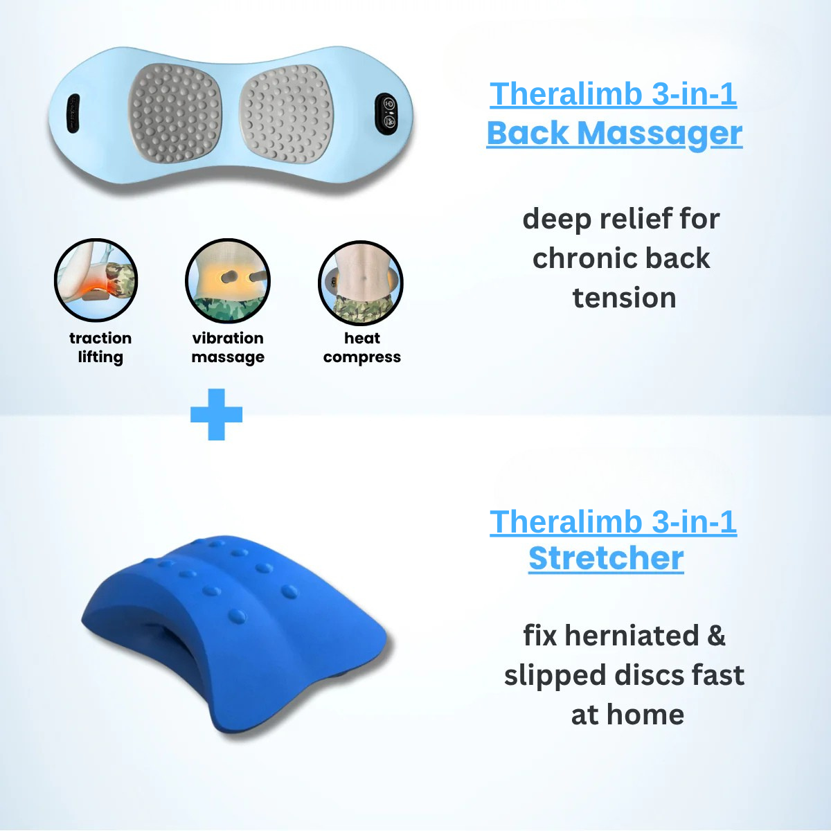 Original Theralimb™ 3-in-1 Back Massager - Theralimb