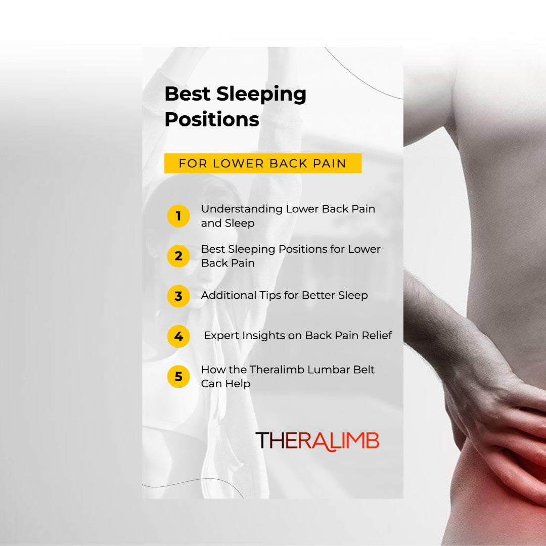 Best Sleeping Positions for Lower Back Pain - E-Book - Theralimb