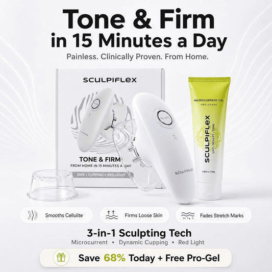 Tone and Firm with Just 15 Minutes a Day from Home. Painless and Clinically Proven.